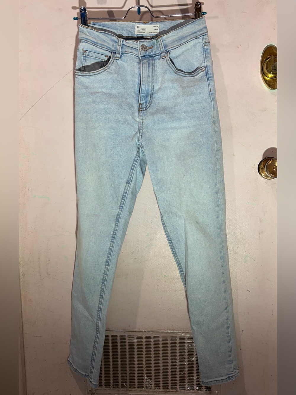 Ardene Light Blue Straight-Leg High-Rise Women’s Jeans